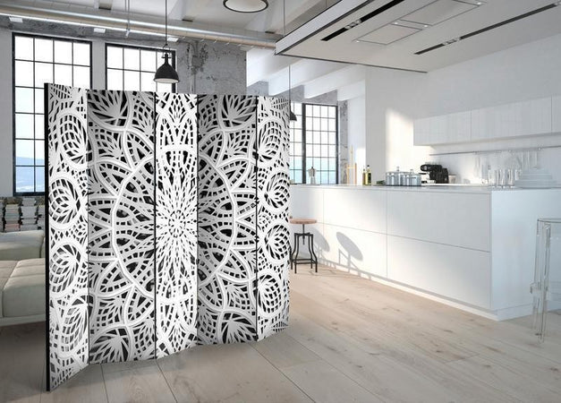 Paravento White Mandala II [divisori da interno]