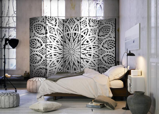 Paravento White Mandala II [divisori da interno]
