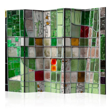 Paravento Emerald Stained Glass II [Room Dividers]