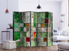 Paravento Emerald Stained Glass II [Room Dividers]