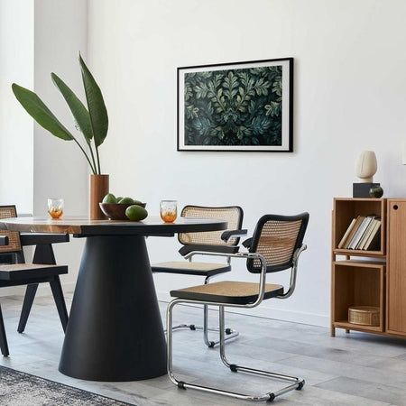 Poster - Victorian Leaves in Dark Greens