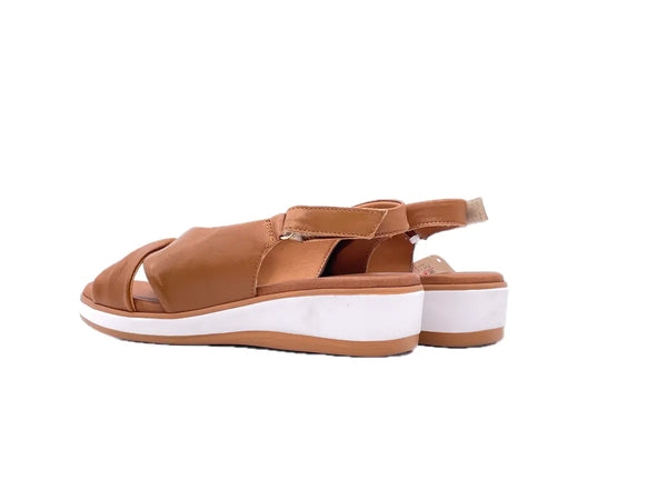 SUSIMODA Sandali Donna in Pelle Cuoio