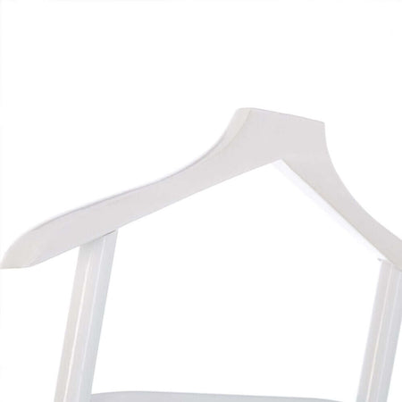 Appendiabiti Indossatore legno Pioppo Bianco Servo Muto Porta Abiti 48x36x107cm