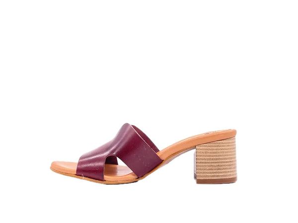 ARTIGIANATO TOSCANO Sabot Donna Vacchetta Vino