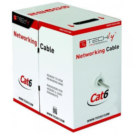 Matassa U/UTP, 4 coppie, Cavo Cat.6 Rame 305m LSZH Rigido Grigio