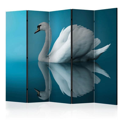 Paravento swan reflection II [Room Dividers]