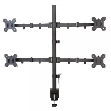 Supporto da scrivania per 4 Monitor 13-27'' con morsetto