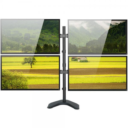 Supporto da Scrivania per 4 Monitor 13-27'' con base