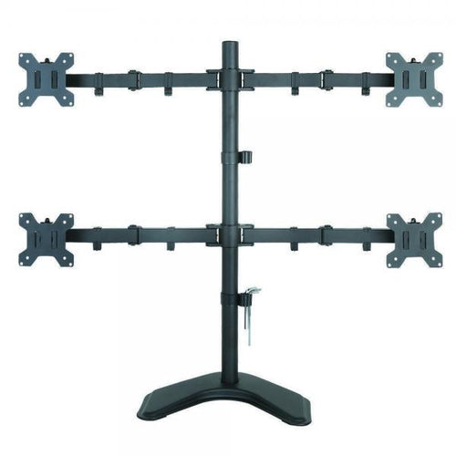 Supporto da Scrivania per 4 Monitor 13-27'' con base