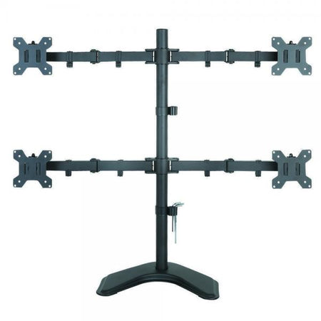 Supporto da Scrivania per 4 Monitor 13-27'' con base