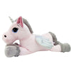 Peluche Unicorno Gigante XL 80cm Cavallo Pupazzo Giocattolo Bambini Morbido Rosa