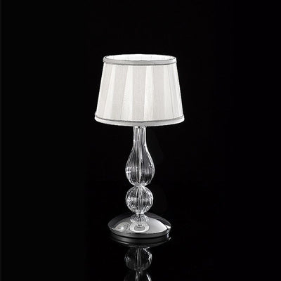 Abat-jour classica Sylcom CAROLA 1422 20 + TOP E14 LED vetro murano lampada tavolo