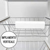 Carrello Cucina legno con Cassetto 4 Cestelli e Ripiano 9 Mattonelle in Ceramica