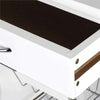Carrello Cucina legno con Cassetto 4 Cestelli e Ripiano 9 Mattonelle in Ceramica