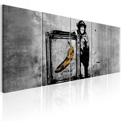 Quadro Banksy Monkey with Frame