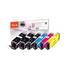 Peach PI100-188 cartuccia d'inchiostro 6 pz Compatibile Resa elevata [XL] Nero, Ciano, Magenta, Nero per foto, Giallo (Peach Patrone Canon PGI-550XL/CLI-551X)