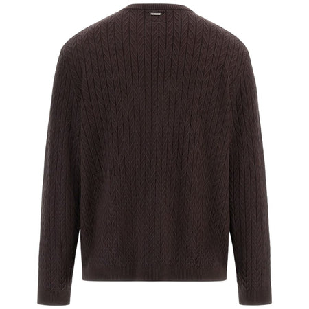 Guess pullover marrone IVAN CHEVRON M5BR41 Z2ZK2 G1H3