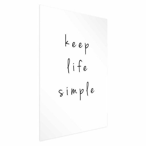 Poster - Keep Life Simple