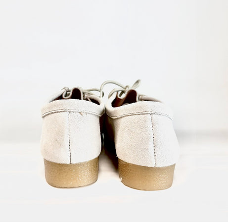 AIR FORCE Scarpa allacciata ingegnere in camoscio beige 07010