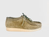 AIR FORCE Scarpa allacciata ingegnere in camoscio verde 07010