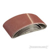 Nastri abrasivi 100 x 610mm  per levigatrici a nastro in ossido di alluminio silverline Silverline