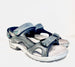 GRISPORT Sandali uomo con strappo in pelle colore wash marine stone