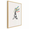 Poster - Eiffel Tower and Colors