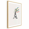 Poster - Eiffel Tower and Colors