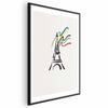 Poster - Eiffel Tower and Colors