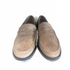 FONTANA Mocassino in suede color sabbia MAXI calzata 0405VI