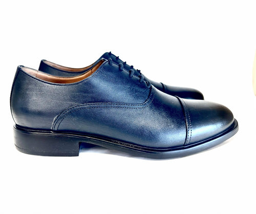 FONTANA Scarpe 6171 classiche blu fondo gomma XL
