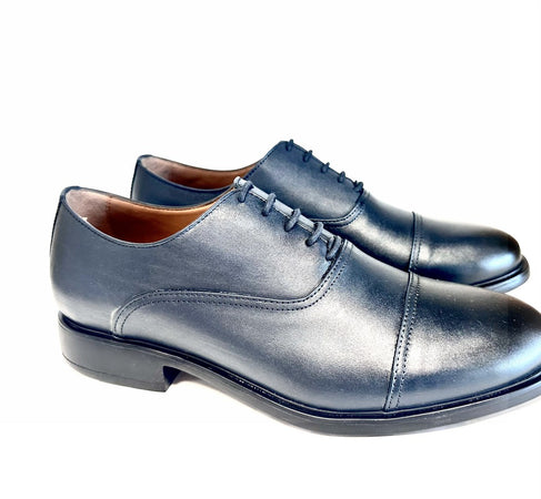 FONTANA Scarpe 6171 classiche blu fondo gomma XL