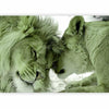 Carta da Parati Lion Tenderness Verde