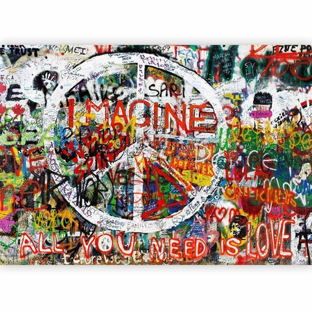 Fotomurale Hippie Graffiti
