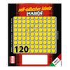 Etichetta Adesiva Giallo Tonda D10Mm (10Fogli X 120Etichette Markin