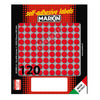 Etichetta Adesiva Rosso Tonda D10Mm (10Fogli X 120Etichette Markin
