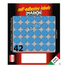 Etichetta Adesiva Blu Tonda D18Mm (10Fogli X 42Etichette Markin