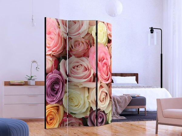 Paravento Pastel roses [divisori da interno]