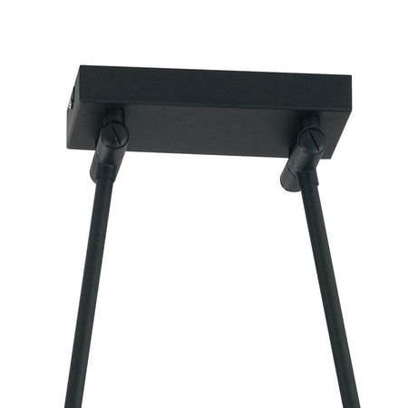 Plafoniera da soffitto 2x17W a led orientabile nera FOLIO