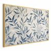 Poster - Delicate Botanical Motif with Blue Leaves