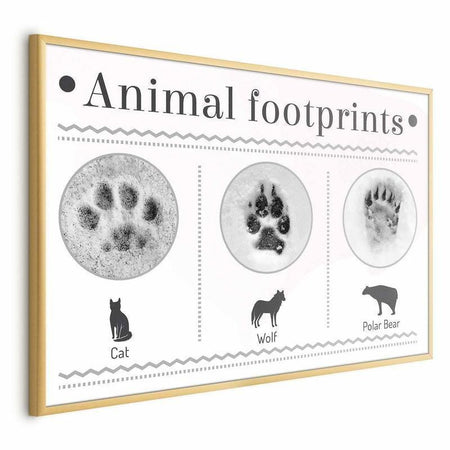 Poster - Paw Prints