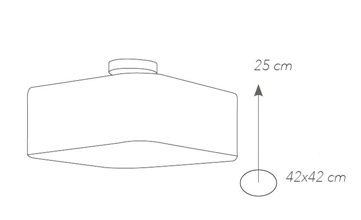 Plafoniera Cubica Acrilico effetto Brillantini Metallo Cromo Moderna Interno Lampada E27