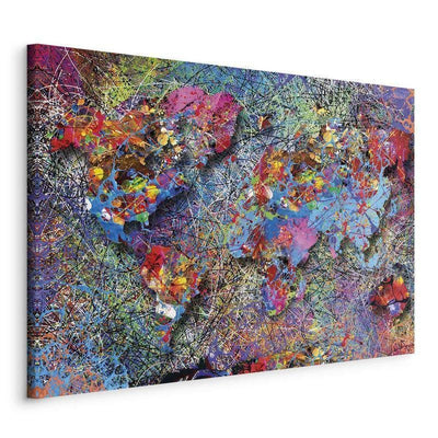 Quadro Map: Jackson Pollock inspiration