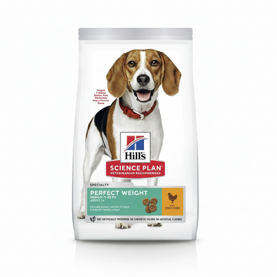 Hill's Perfect Weight secco Cani Adulti Medium pollo