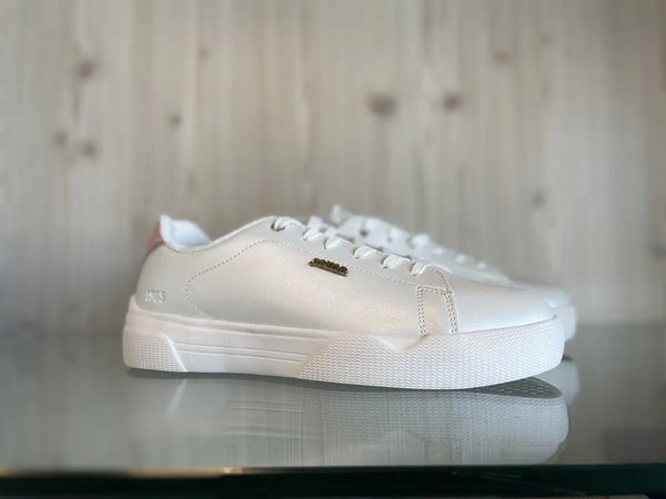 JOMA Sneakers donna PRINCETON LADY bianca perlata e rosa