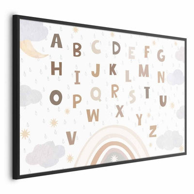 Poster - Letters in Muted Colors