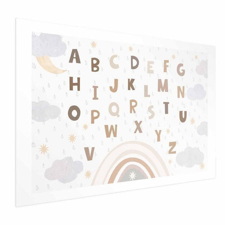 Poster - Letters in Muted Colors