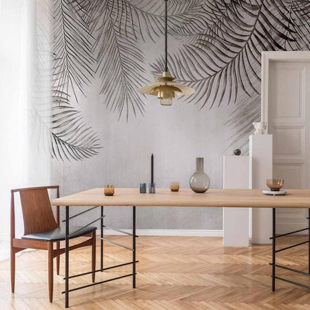 Fotomurale adesivo Night Palm Trees