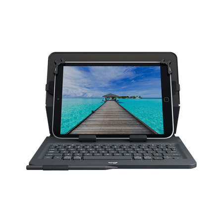 Logitech 920-008340 tastiera per dispositivo mobile QWERTY Nordic Bluetooth Nero (Universal Kyb folio Pan Nordic - for 9 + 10 tablets, Black - Warranty: 24M)