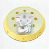 BenMan platorello da 125mm flessibile in plastica con velcro per levigatrice orbitale